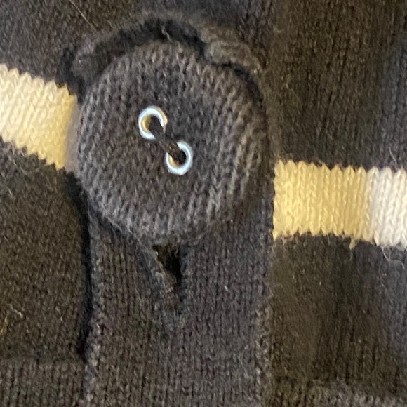 Jones New York cotton blend nautical stripes 3/4 length sleeve sweater. Sz S - Picture 9 of 16